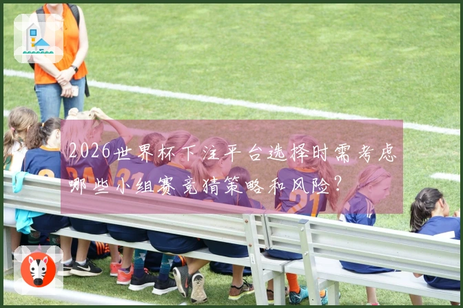 2026世界杯下注平台选择时需考虑哪些小组赛竞猜策略和风险？